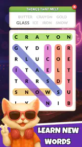 Word Search Meow - Cat Puzzle screenshot