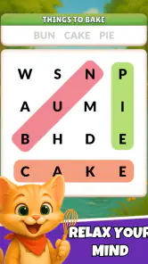 Word Search Meow - Cat Puzzle screenshot