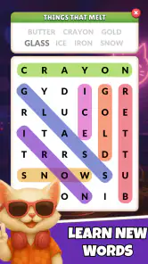 Word Search Meow - Cat Puzzle screenshot