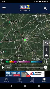 WSB-TV Channel 2 Weather screenshot