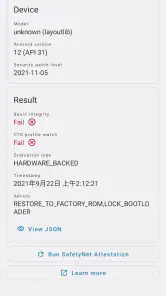 YASNAC - SafetyNet Checker screenshot