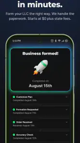 ZenBusiness: LLC Formation screenshot
