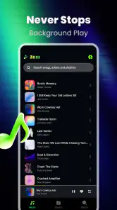 Zora - Music Player screenshot