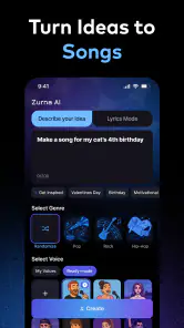 Zurna: AI Song & Music Maker screenshot