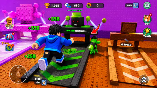 +1 Speed Obby Clicker screenshot