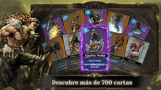 Abyssal Soul: cartas roguelike screenshot