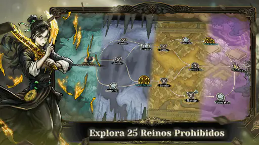 Abyssal Soul: cartas roguelike screenshot