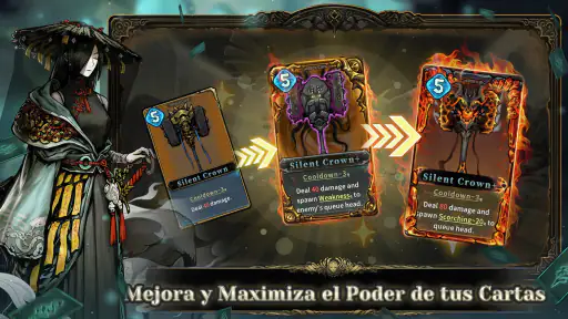 Abyssal Soul: cartas roguelike screenshot