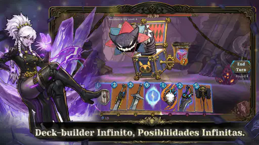 Abyssal Soul: cartas roguelike screenshot