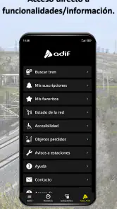 Adif screenshot