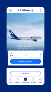 Aegean Airlines screenshot