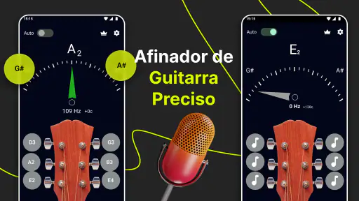 Afinador de guitarra preciso screenshot