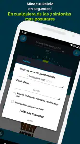 Afinador Ukelele Pocket screenshot
