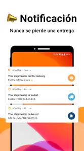 AfterShip Buscador de paquetes screenshot