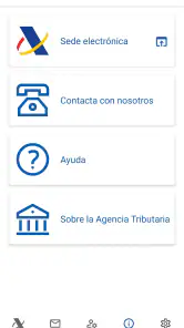Agencia Tributaria screenshot