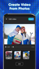 Agregar música a videos, fotos screenshot