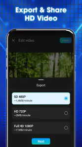 Agregar música a videos, fotos screenshot