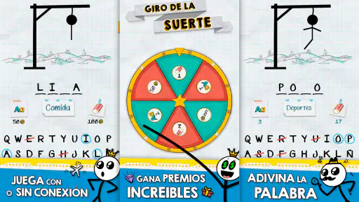Ahorcado - Juegos sin internet screenshot