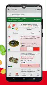 Alcampo Supermercado Online screenshot