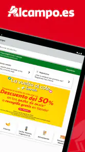 Alcampo Supermercado Online screenshot