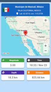 Alertas Sísmicas y Rastreador screenshot