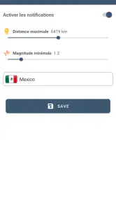 Alertas Sísmicas y Rastreador screenshot