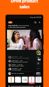 Amazon Live Creator App screenshot