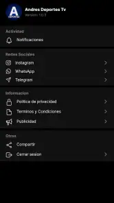 Andrés Deportes screenshot