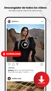Aplicación descarga video Mesh screenshot