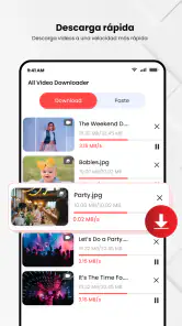 Aplicación descarga video Mesh screenshot