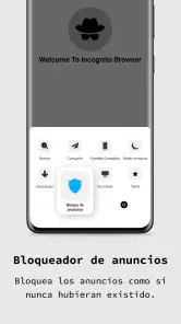 aplicación navegador privado screenshot
