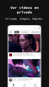 aplicación navegador privado screenshot