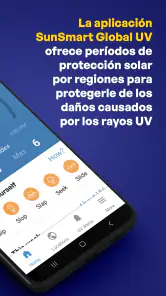 Aplicación SunSmart Global UV screenshot