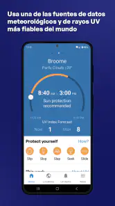 Aplicación SunSmart Global UV screenshot