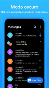 App de mensajería y SMS segura screenshot