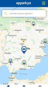 Apparkya Parquímetro y parking screenshot