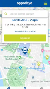 Apparkya Parquímetro y parking screenshot