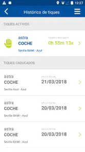 Apparkya Parquímetro y parking screenshot