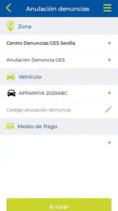 Apparkya Parquímetro y parking screenshot