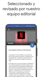 Apps para Chromecast screenshot