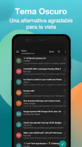 Aqua Mail: rápido y seguro screenshot