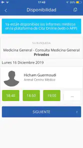 Arenal Centro Médico screenshot