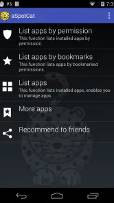 aSpotCat - Permission Checker screenshot