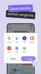 Astro Browser screenshot
