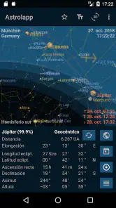 Astrolapp mapa de estrellas screenshot