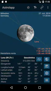 Astrolapp mapa de estrellas screenshot
