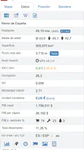 Atlas mundial MxGeo Pro screenshot