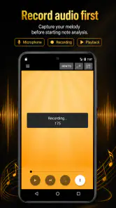 Audio a Partitura y MIDI screenshot