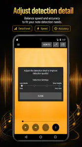 Audio a Partitura y MIDI screenshot