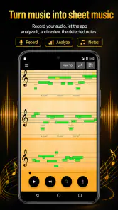 Audio a Partitura y MIDI screenshot